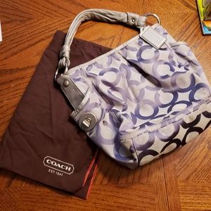 Purple Coach Purse